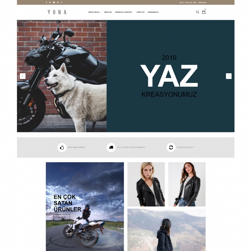 Giyim | Yona E-Ticaret Teması | Yona | kadın, kıyafet, giysi, takım elbise, giyim, erkek giyim, kadın giyim, aksesuar, çanta, ayakkabı, suit takım, gömlek, kravat, çorap, ceket, pantolon,  kemer, kaban, yelek, polo yaka, slim fit, büyük beden, erkek | 