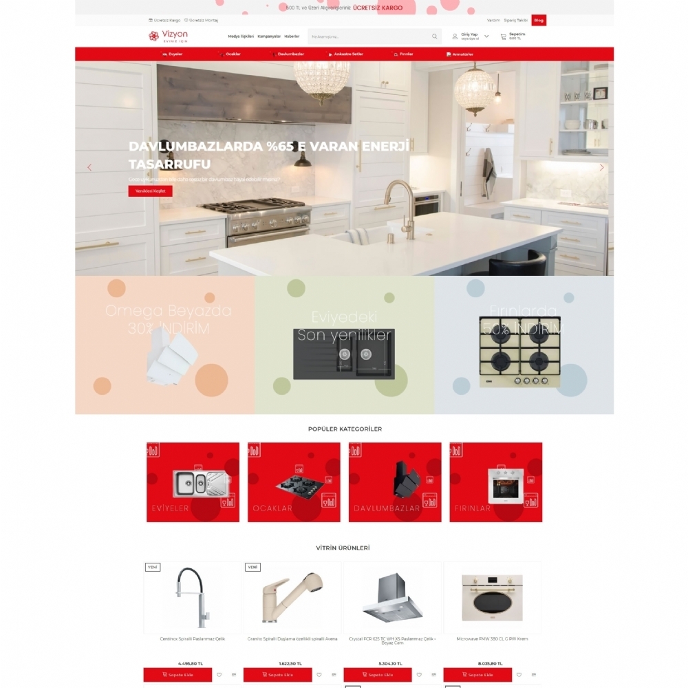 Teknoloji | Vizyon E-Ticaret Teması | Vizyon | iş güvenlik ürünleri, merdivenler, boyalar ve boya aksesuarları, yapıştırıcı ve bantlar, su arıtma cihazları, kilitler, çiviler,  kapı aksesuarları, ankastre ürünler, evyeler, el aletleri,  yapıştırıcı ürünler,  elektronik kapı ürünleri, çamaşır makinesi, ütü, buzdolabı, bulaşık makinesi,  elektrik süpürgesi, fırın, ocak, elektrikli ocak, davlumbaz, mutfak gereçleri tencereler, yemek takımları, düdüklü tencereler, ütü masaları | 